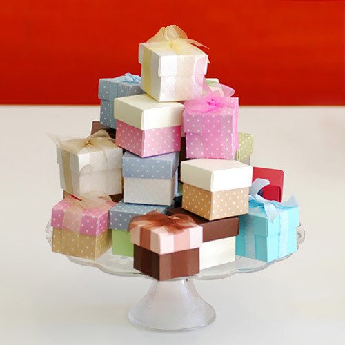 2 Piece Square Favor Boxes