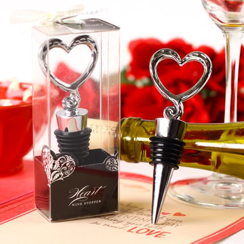 Open Heart Wine Bottle Stoppers