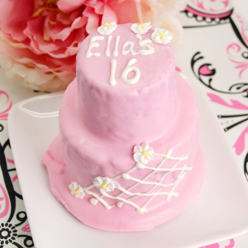 Personalized Two Tier Mini Cakes