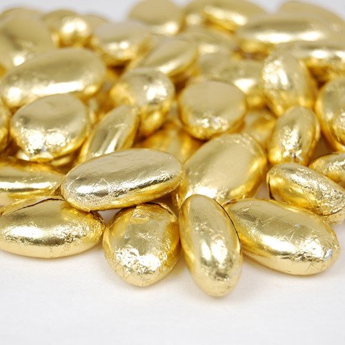 Gold Foil Jordan Almonds