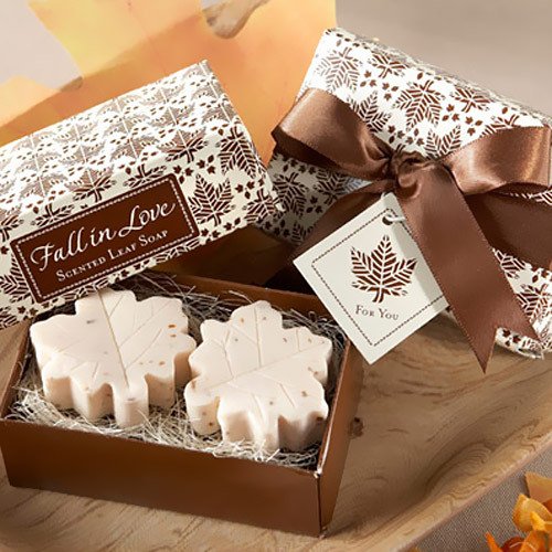 Fall Leaf Soap Favors