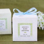 Embossed Square Favor Boxes