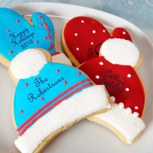 Personalized Winter Themed Cookie