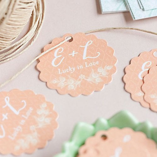 Personalized bridal shower gift tags