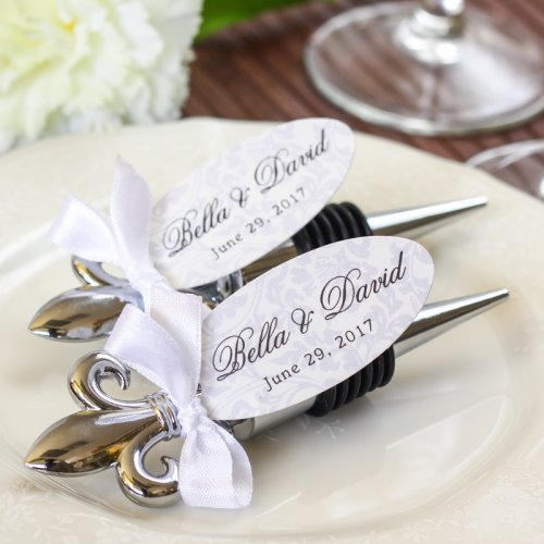 Personalized Oval Wedding Favor Gift Tags