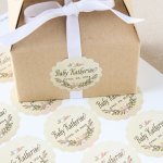 Personalized Scalloped Baby Shower Labels