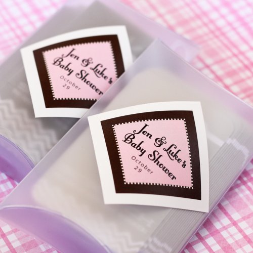 Personalized Diamond Baby Shower Labels