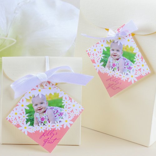 Personalized Diamond Birthday Favor Gift Tags