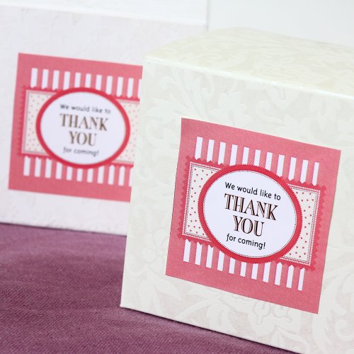 Personalized Square Party Labels