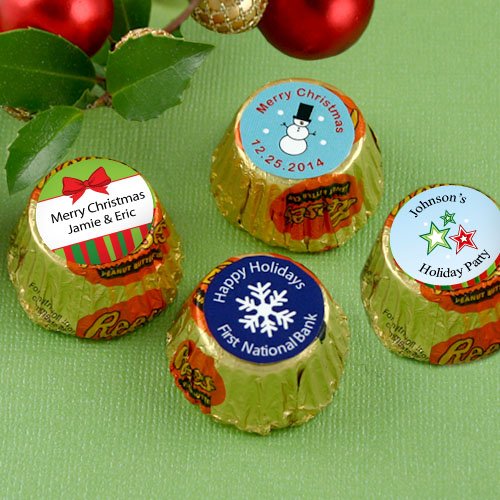 Personalized Holiday Reese's Peanut Butter Cups