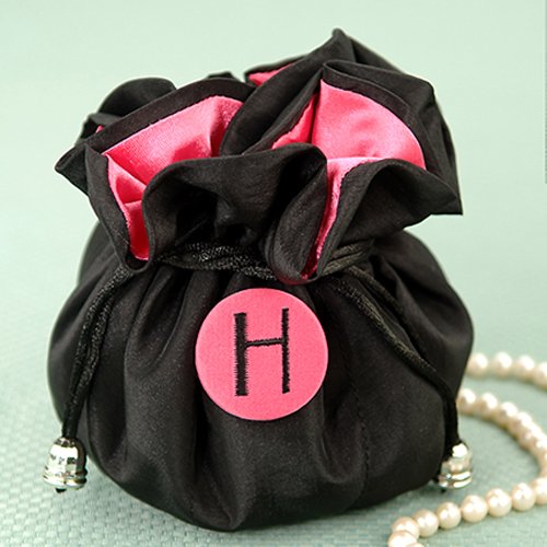Monogrammed Jewelry Pouch
