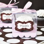 Personalized Cupcake Favor Boxes