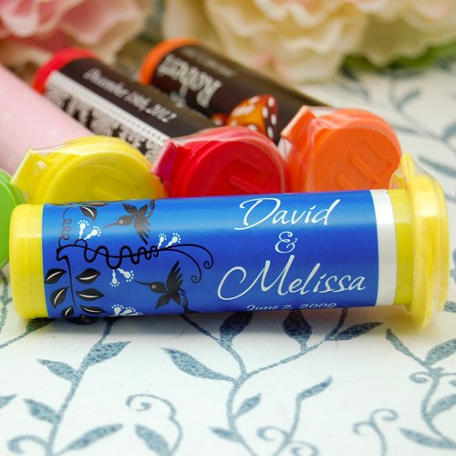 Personalized Wedding M&M Minis Tube