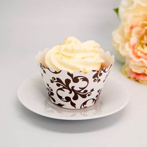 Filigree and Swirls Cupcake Wrappers
