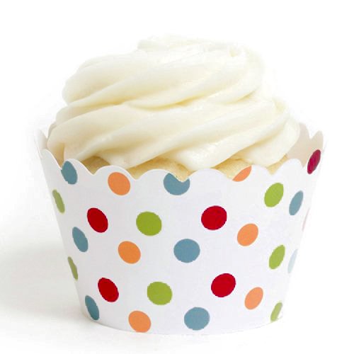 Polka Dot Cupcake Wrappers