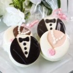 Bride and Groom Chocolate Covered Oreo Cookies