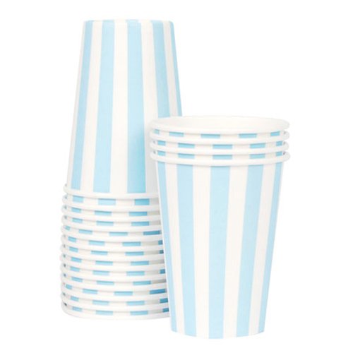 Pretty Stripes Paper Cups