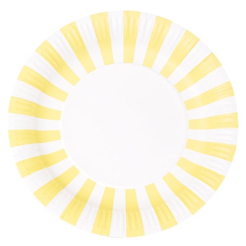 Pretty Stripes Paper Plates