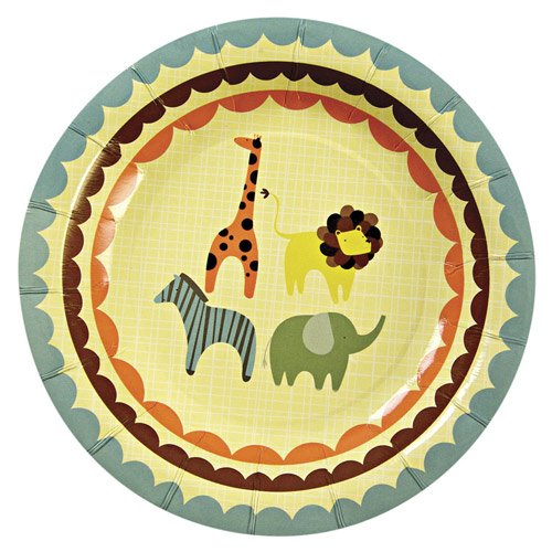 Animal Parade Party Plates
