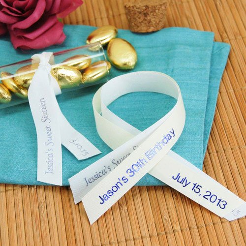 Personalized Eco-Friendly Pre-Cut Ribbon