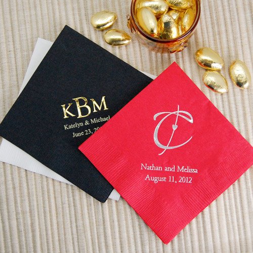 Personalized Monogram Napkins