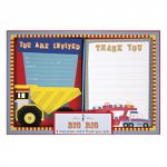 Big Rig Party Invitations and Thank You Notes