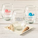 Personalized 15 oz. Stemless Wine Glass