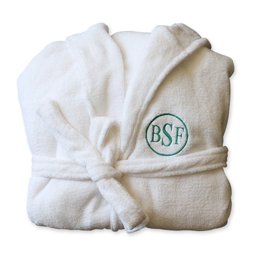 Personalized Plush Hooded Spa Robe