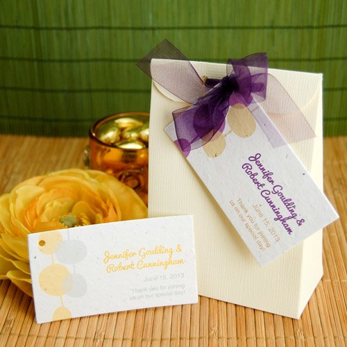 Retro Lanterns Plantable Favor Tag