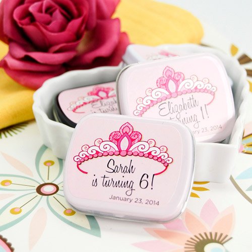 Personalized Princess Tiara Mint Tin