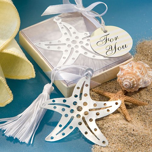 Starfish Bookmark beach wedding Favor