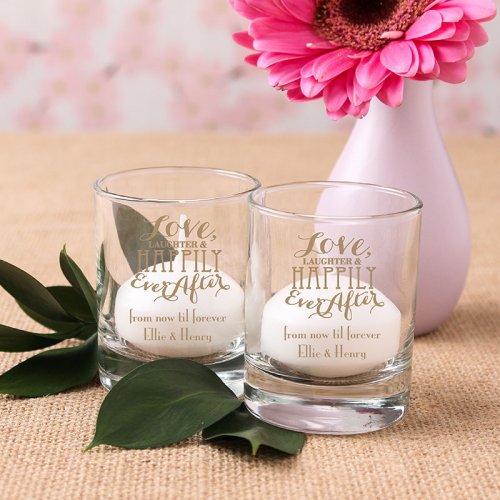 Personalized Shot Glass Votive Holder