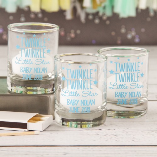 Personalized Shot Glass Votive Holder