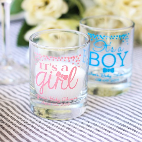 Personalized Shot Glass Votive Holder