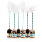 Classic Carnival Birthday Yellow and Blue Cake Pop Kit