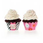 Bold Baby Bliss Pink Cupcake Wrappers