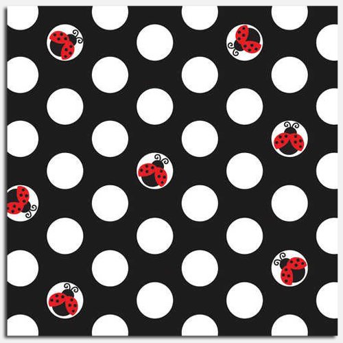Ladybug Fancy Beverage Napkins