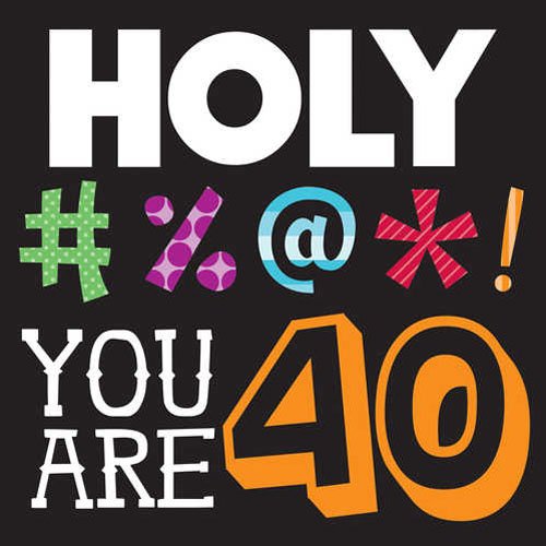 Holy Bleep 40th Birthday Luncheon Napkins
