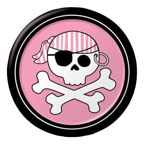 Pirate Parrty Pink 6.75