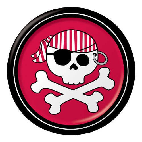 Pirate Parrty Red 6.75