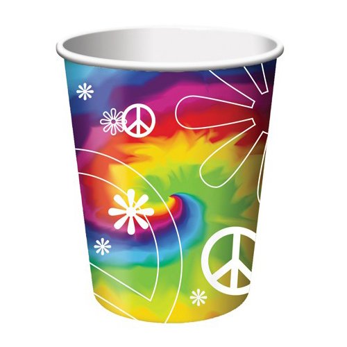 Tie Dye Fun 9 oz Hot/Cold Cups