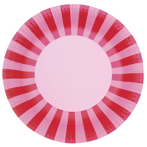 Bold Stripes Paper Plates