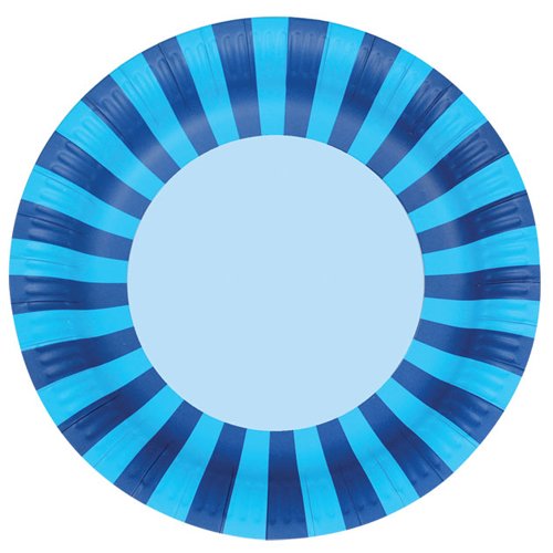 Bold Stripes Paper Plates