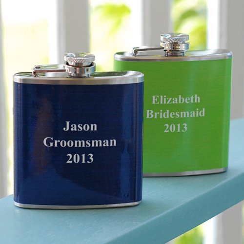 Personalized Custom Color Flask
