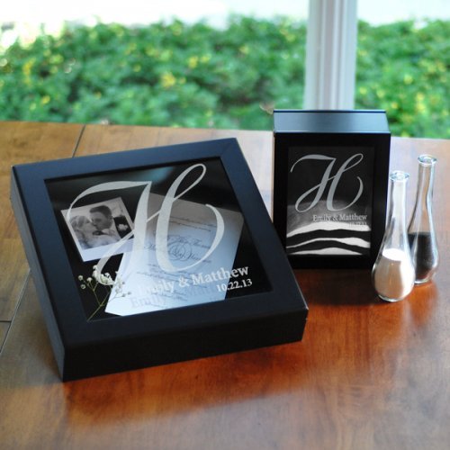 Personalized Shadow Box Unity and Keepsake Set
