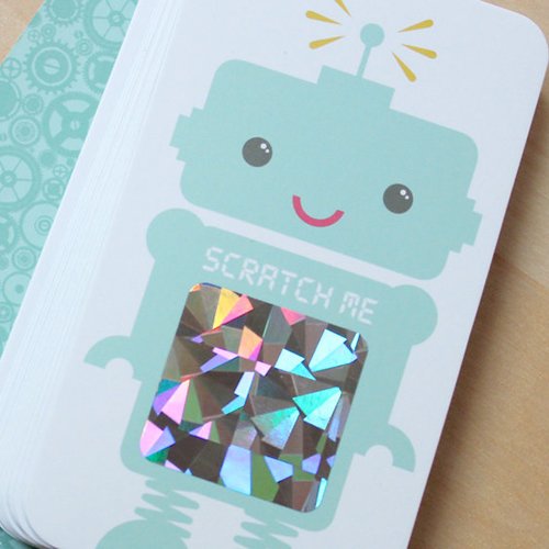 Robot Scratch Cards Game