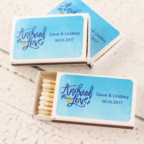 Personalized Themed Wedding Matchboxes