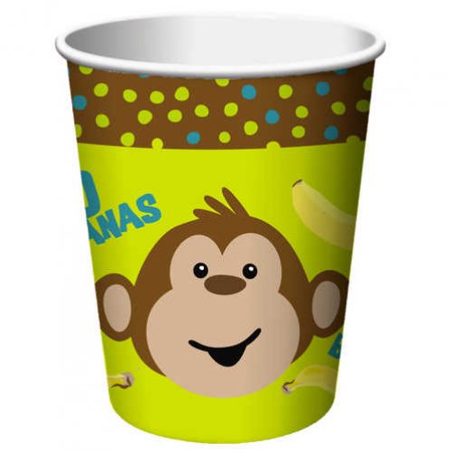 Monkeyin' Around 9 oz. Cups