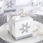 Laser-Cut Snowflake Favor Boxes