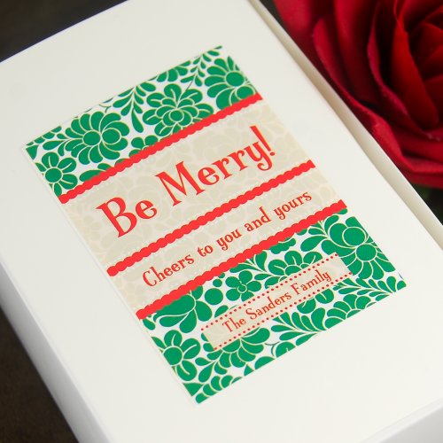 Personalized Rectangular Holiday Labels